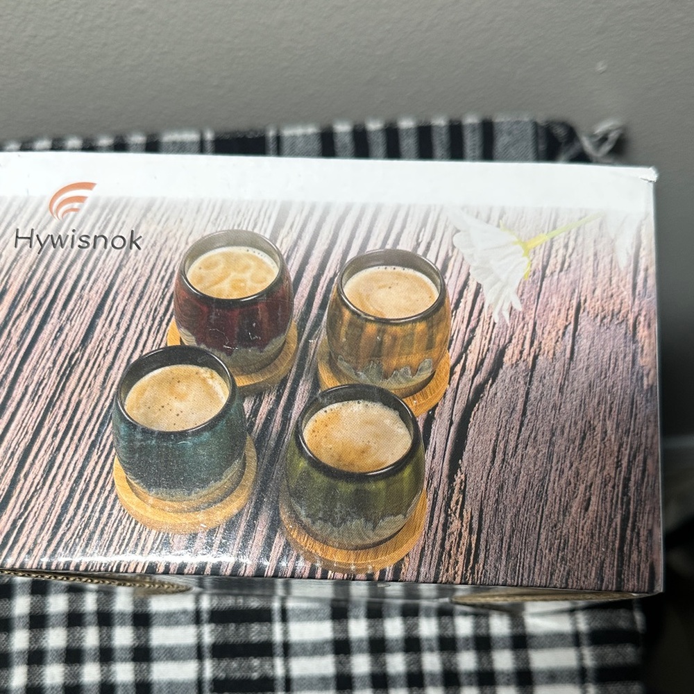 Hywisnok Colorful Porcelian expresso/ coffee Set New in box
